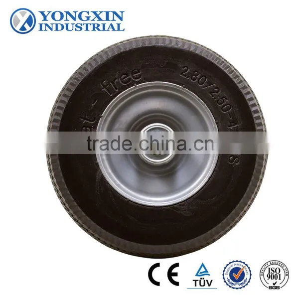 FW0801 PU Flat-free Wheel/8"X2.50-4