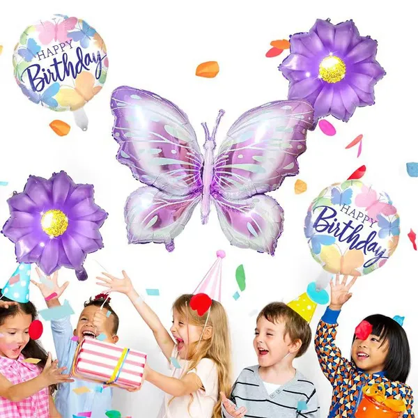 Special Shape Colorful Metallic Foil Balloon for Baby Shower Wedding Balloon Arch Decoration Birthday Xmas and Halloween Party Decorations With EN71