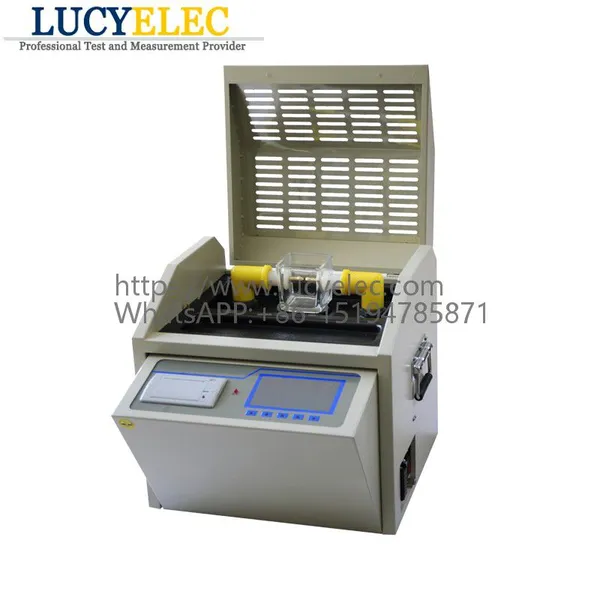 IEC60156 Диэлектрическая прочность изоляционного масла Lucyelec BDV1001D Портативный прибор для тестирования трансформаторного масла