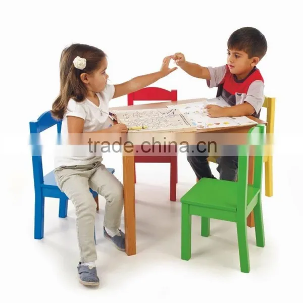 High Quality Kids' Table and 4-Chair Set photo-5