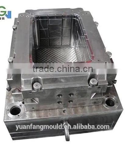 Space Saving Foldable Plastic Turnover Box Mould photo-3