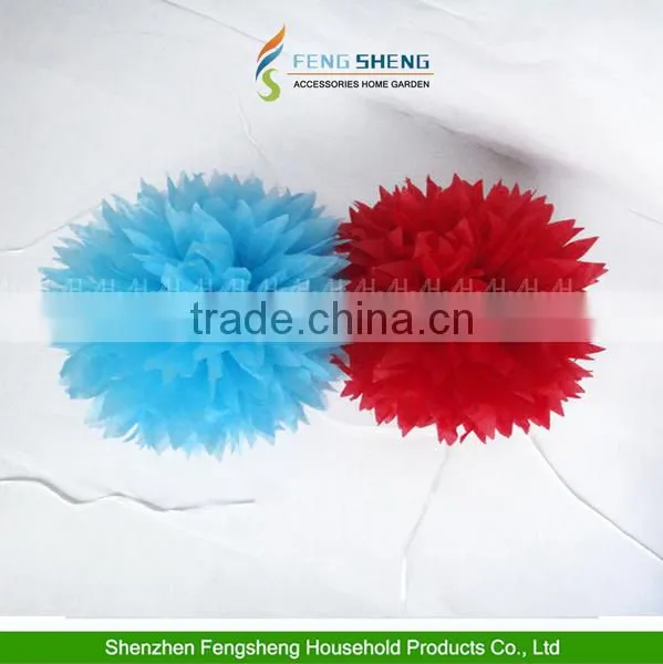 10" Tissue Paper Pompoms Flowers Ball Wedding Table BabyShower Decoration