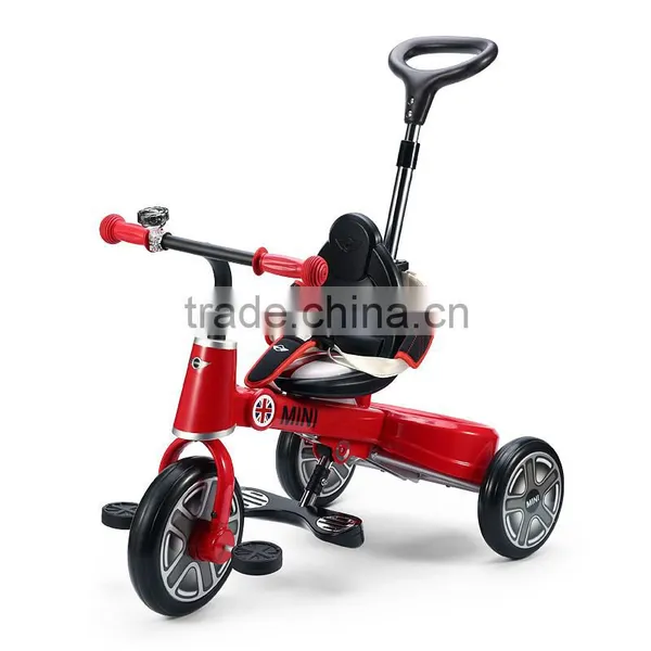 High Quality MINI Cooper Licensed 10 Inch 3 Wheel Kids Folding Bike Baby Tricycle photo-5