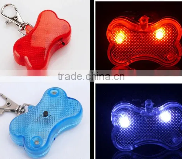 2016 LED Nylon Pet Dog Cat Collar Dog Flashing Clip On Collar Led Light Charm Id Tag Flash Or Glow Modes photo-2