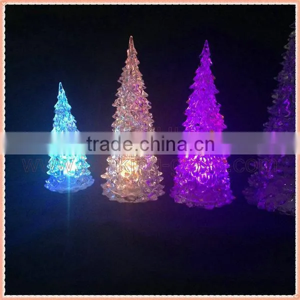 2015 Wholesale Various Sizes Colorful ps Small Christmas Tree Led Outdoor Artificial Led Christmas Tree