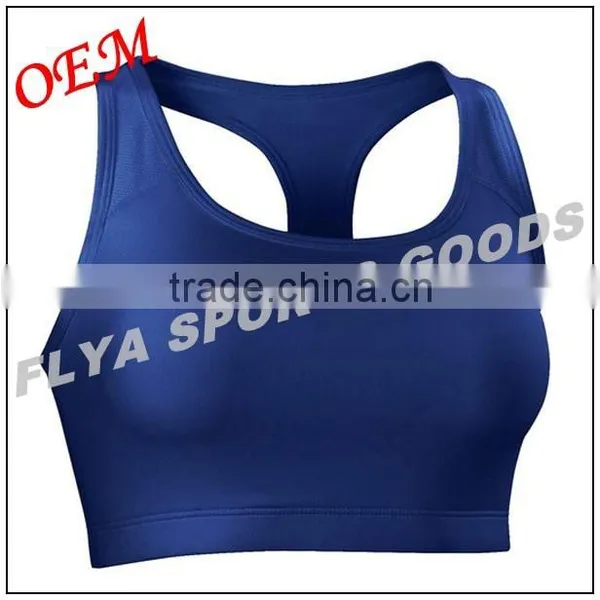 Oem Manufacturer Nylon Spandex Custom Wholesale Women Gym Wear Fitness Sports Bra photo-3