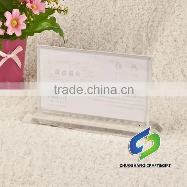 Top Grade Luxury Acrylic Display Card,glass Card photo-6