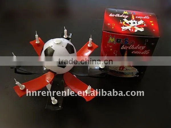 Football music candle