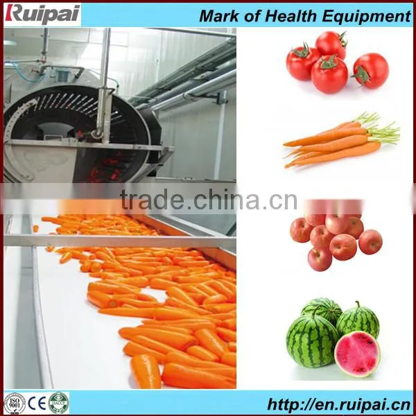 Tomato past processing line