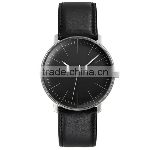 Luxury Women Men 3atm Quartz Stainless Steel Back Watch photo-2