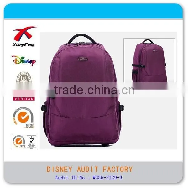 Unisex Concise and Fashion Detachable Laptop Bag Backpack With Trolly