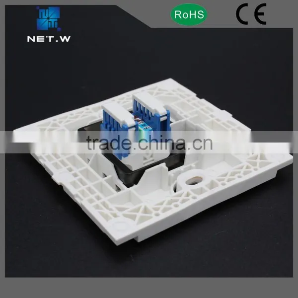 FTTh Fiber Optic Face Plate/ABS Plastic Network Faceplate/Fiber Optical Information Faceplate photo-3