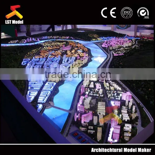 Fashion Design Architectural Scale Model Miniature With LED Lighting photo-2
