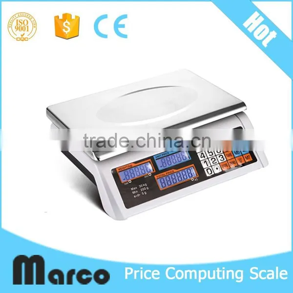Digital Pric Computing 15kg 0.5g Calibration Electronic Scale Acs photo-5