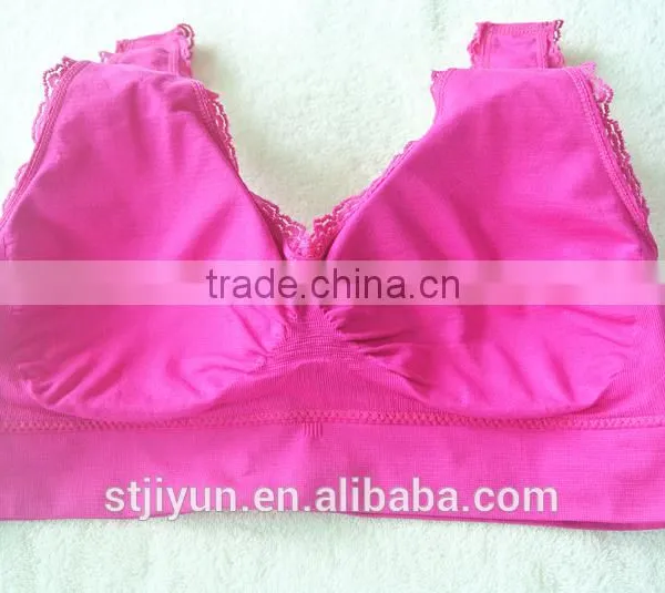 2016 Shantou Sport Bras Seamless Cheap Padded Yoga Bra Tops photo-6