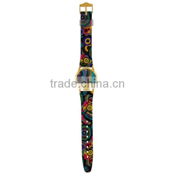 Fancy Kids Sandwich Band Watch Full Printing Plastic Band Watch Child photo-2