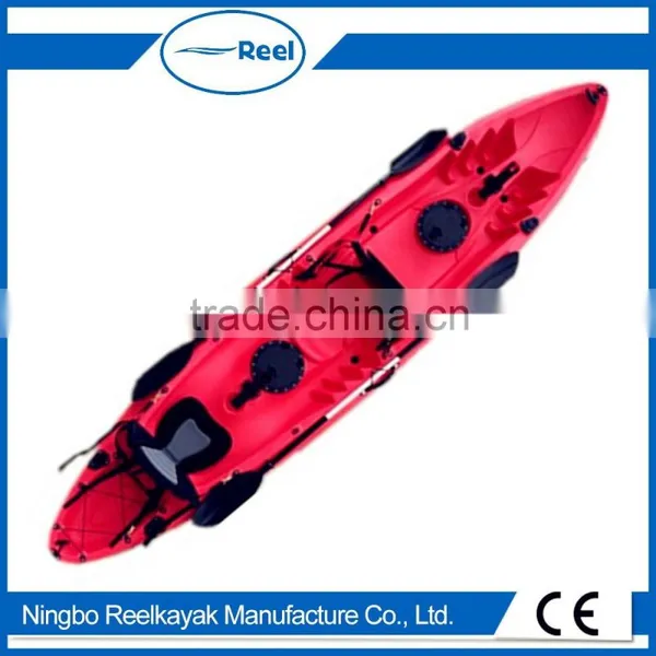 China Supplier 2+1 Seat Fishing Kayak for 3 People
