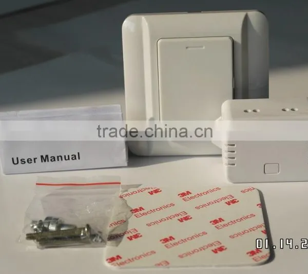 AS6N Manufacturer Supply no Cabling Self-powered Wireless Wall Switch photo-2