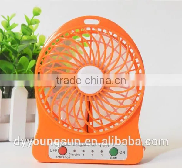 OEM Custom Logo Motor Hotsale Plastic Air Battery Power Strong Wind Centrifugal Portable Rechargeable USB Desk Pocket Mini Fan photo-2