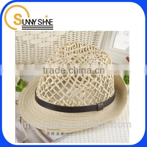 Sunny Shine Promotional Straw Panama Wholesale Ladies Fashion Straw Hat photo-2