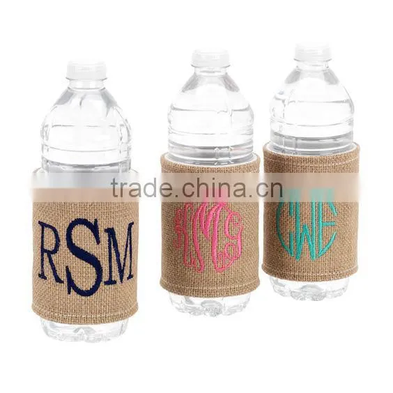 Personalized Monogrammed Burlap Coozie photo-4