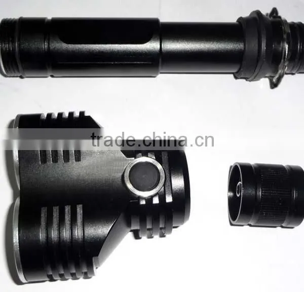 Rechargeable T6 Two Head Highpower Led Flashlight photo-4