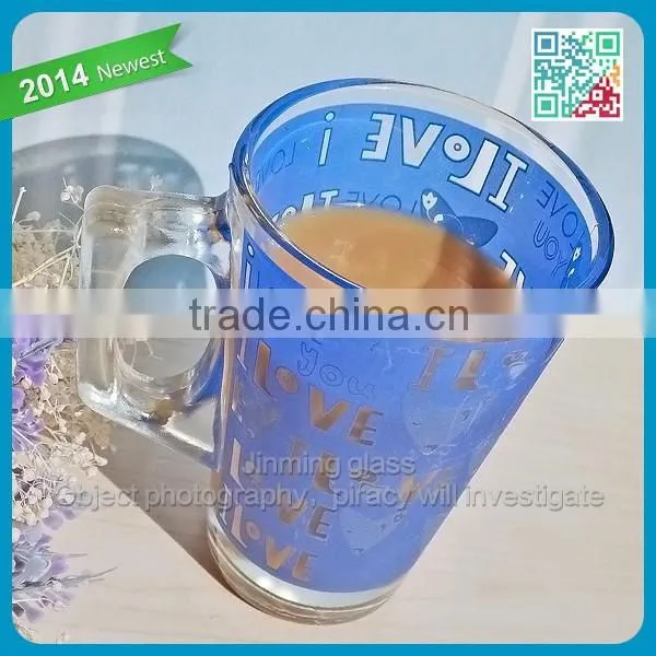 Hot Sale High Quality Coffee Glass With Handle Wholesale Colored Coffee Glass photo-6