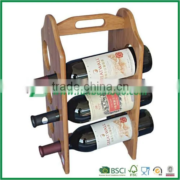 Stylish Bamboo Wine Rack Wine Bottle Holder