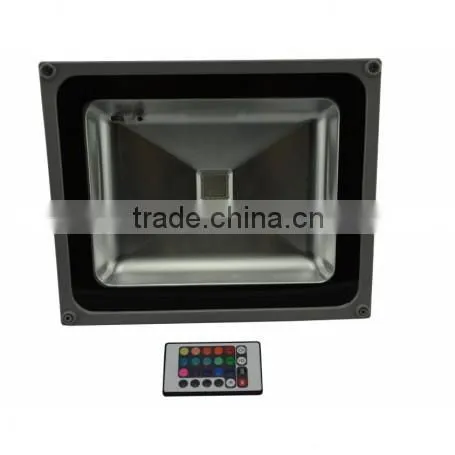 LED Rgb Led Floodlight 50W IP65 Integrated Grey Rgb Led Flood Light photo-2