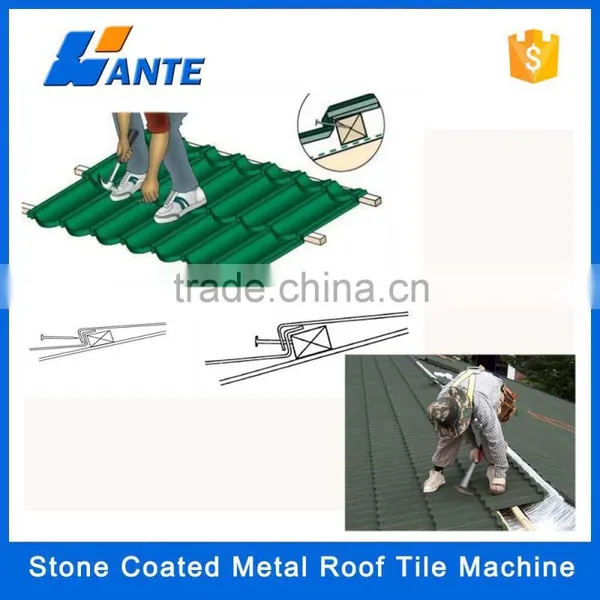 2015 Trade Assurance Waterproof Galvanized Building Materials Metal Roof Tile,stone Coated Metal Roof Tile photo-5