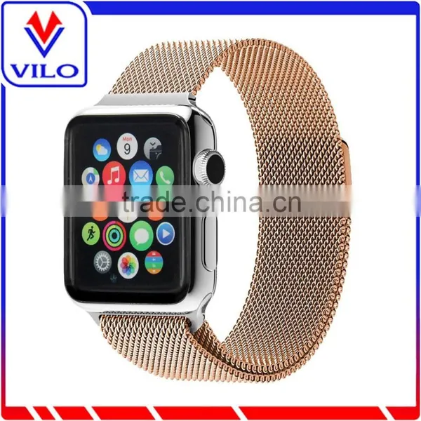 Milanese Loop Strap Link Bracelet Stainless Steel Band For Apple Watch Mesh Wrist Strap photo-2