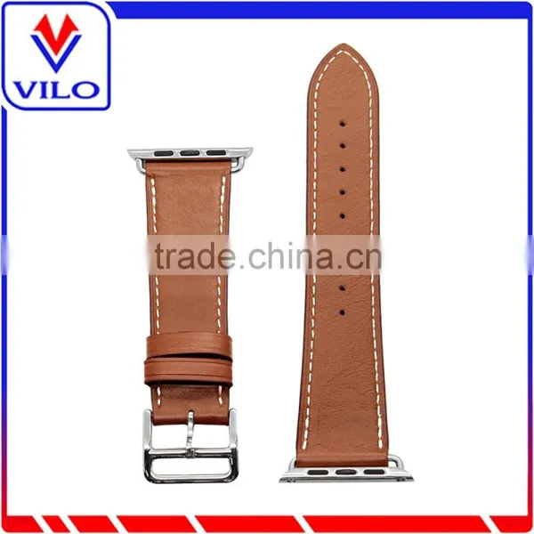Genuine Leather Single Tour Bracelet Leather Band Strap For Apple Watch 38mm 42mm photo-4