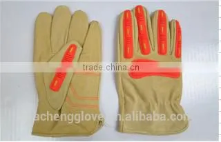 Leather Mechanic Gloves, Working Leather Gloves