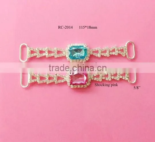 Stock Hot Selling Factory Price Acrylic Rhinestone Connector for Headband/hairwear(RC-2014) photo-5