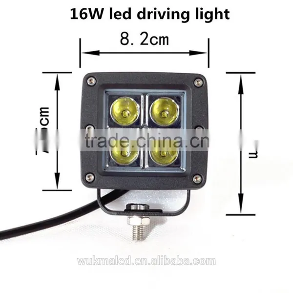 China 4x4 Accessories Cre-e 16w Led Work Light, IP67 16W Led Driving Lights, 3inch 16w Led Work Light photo-2