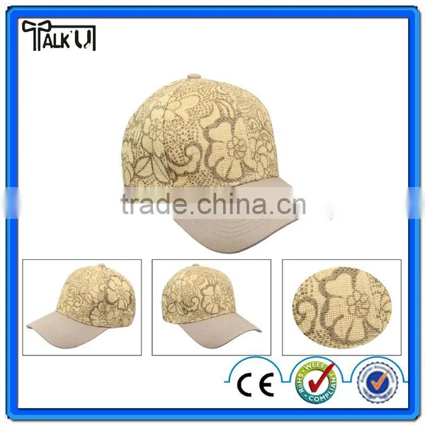Casual Style Custom Straw Pattern Baseball Cap Snapback Hat photo-3