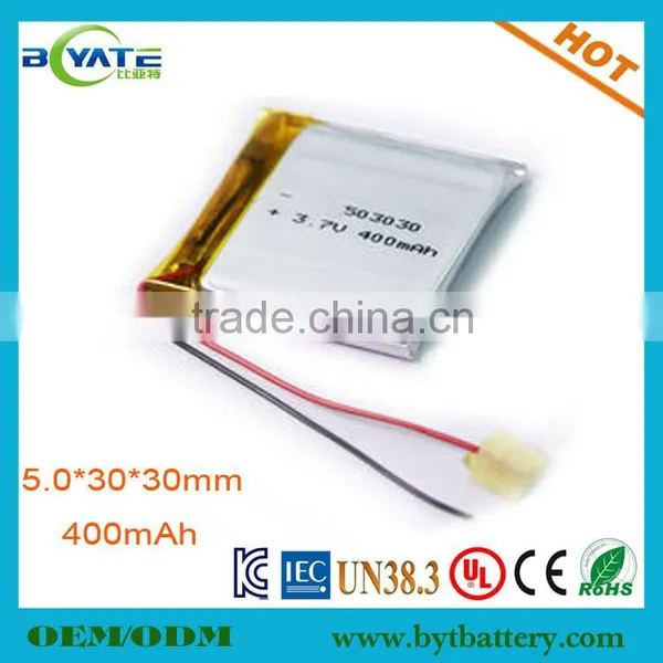 Newest 400mah 3.7V Rechargeable Lithium Polymer Battery for Hair Trimmer photo-2