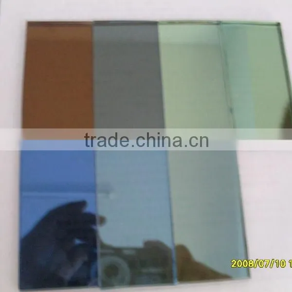 Dark Blue Reflective Glass