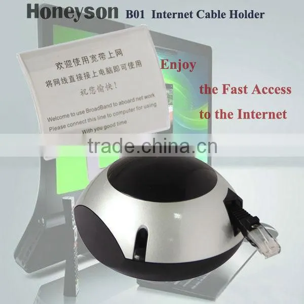 B-01 Hotel Modern Retractable Adaptor Guest Room Network Cable Tie Holder Quality Choice