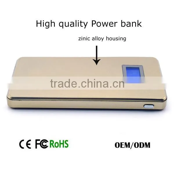 High Quality Metal Cover Dual Ports LCD Display Power Bank 6000mah photo-3