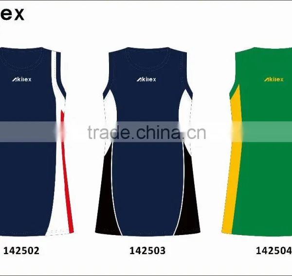 Wholesale Custom Sublimation Cheap Netball Jersey/ Netball Wear Netball Dress photo-6