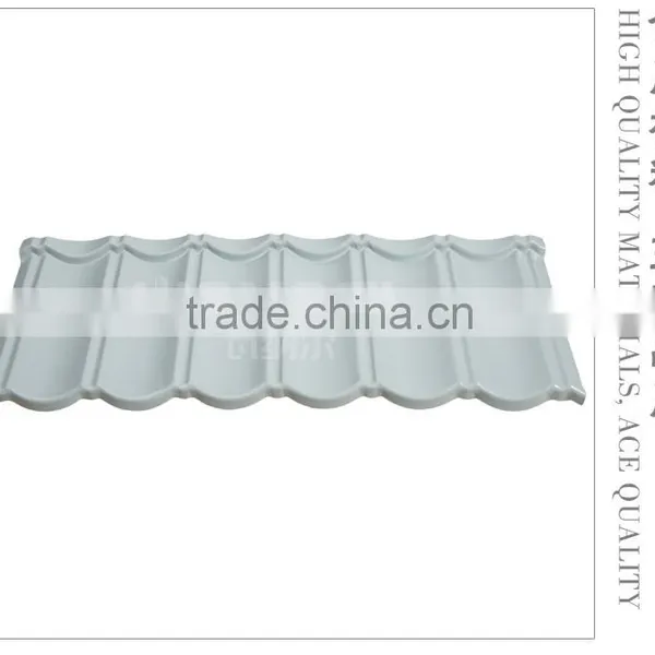 Wood Plastic Composite Color Stone Chip Coated Metal Roof Tiles