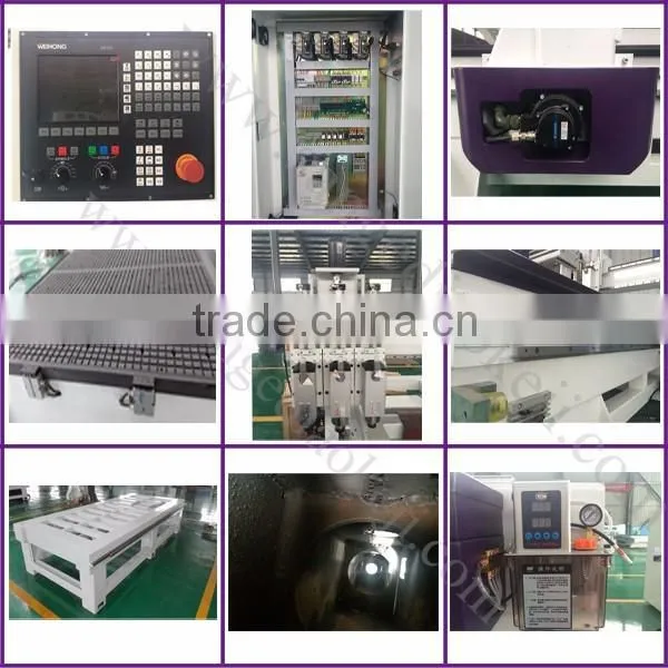 Cabinet Door Cutting Carving Machine Two Spindle Wood Cnc Router photo-6
