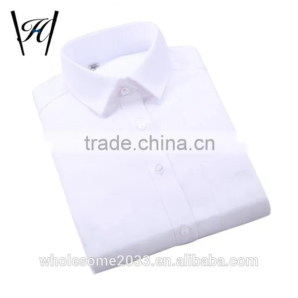 Cotton White Short Sleeve Button Down Shirt Mens