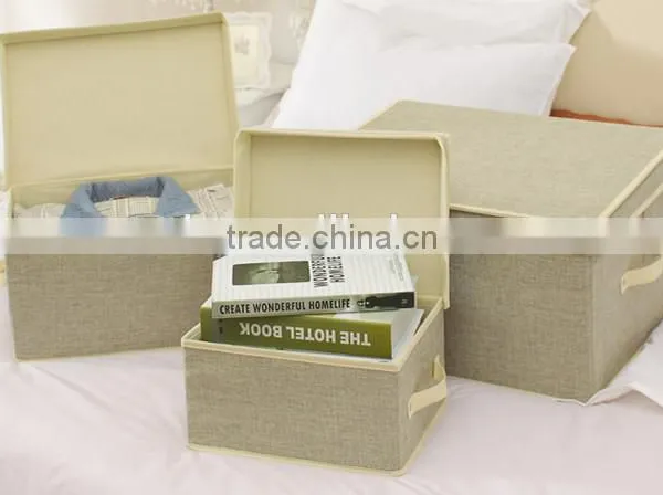 WBN-1: MuJia Wholesale Cotton and Linen Storage Box, Toys, Underwear, Clothes Storage,felt Toy Storage,wardrobe Box photo-4
