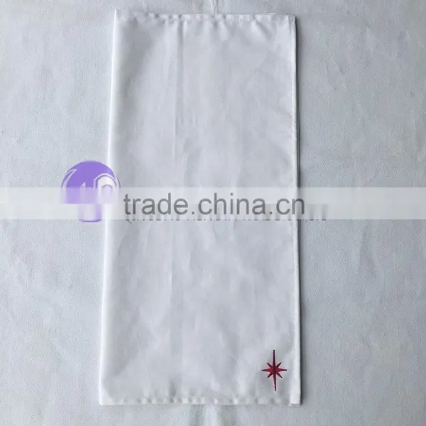 100% Cotton Fabric White Embroidered Dinner Cocktail Table Napkin photo-4