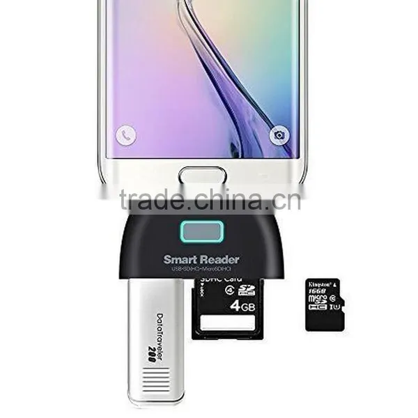 4 in 1 OTG Micro USB SD/TF Card Reader photo-3