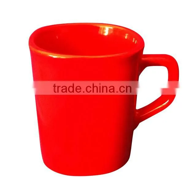 Cheap Bulk Custom Solid Color Stoneware Coffee Mugs