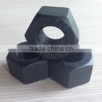 High Quality 2h Heavy Hex Nut Black Finish photo-3
