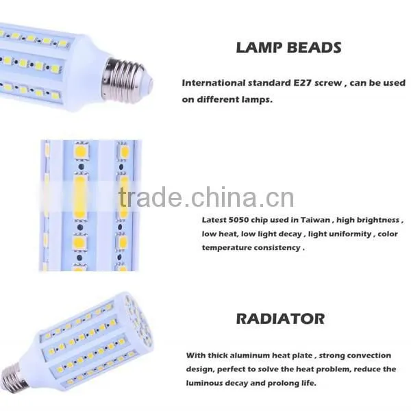 E27 25w 30w 4000k 3000 - 5000 Lumen Corn Led Bulb Light photo-2